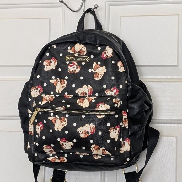 Betsey Johnson Women\'s Side Bow Backpack Black/Multi One Size main image 13